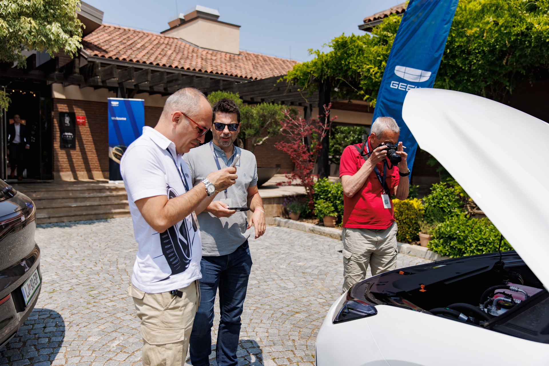 Geely EX5 Adria regions launch event