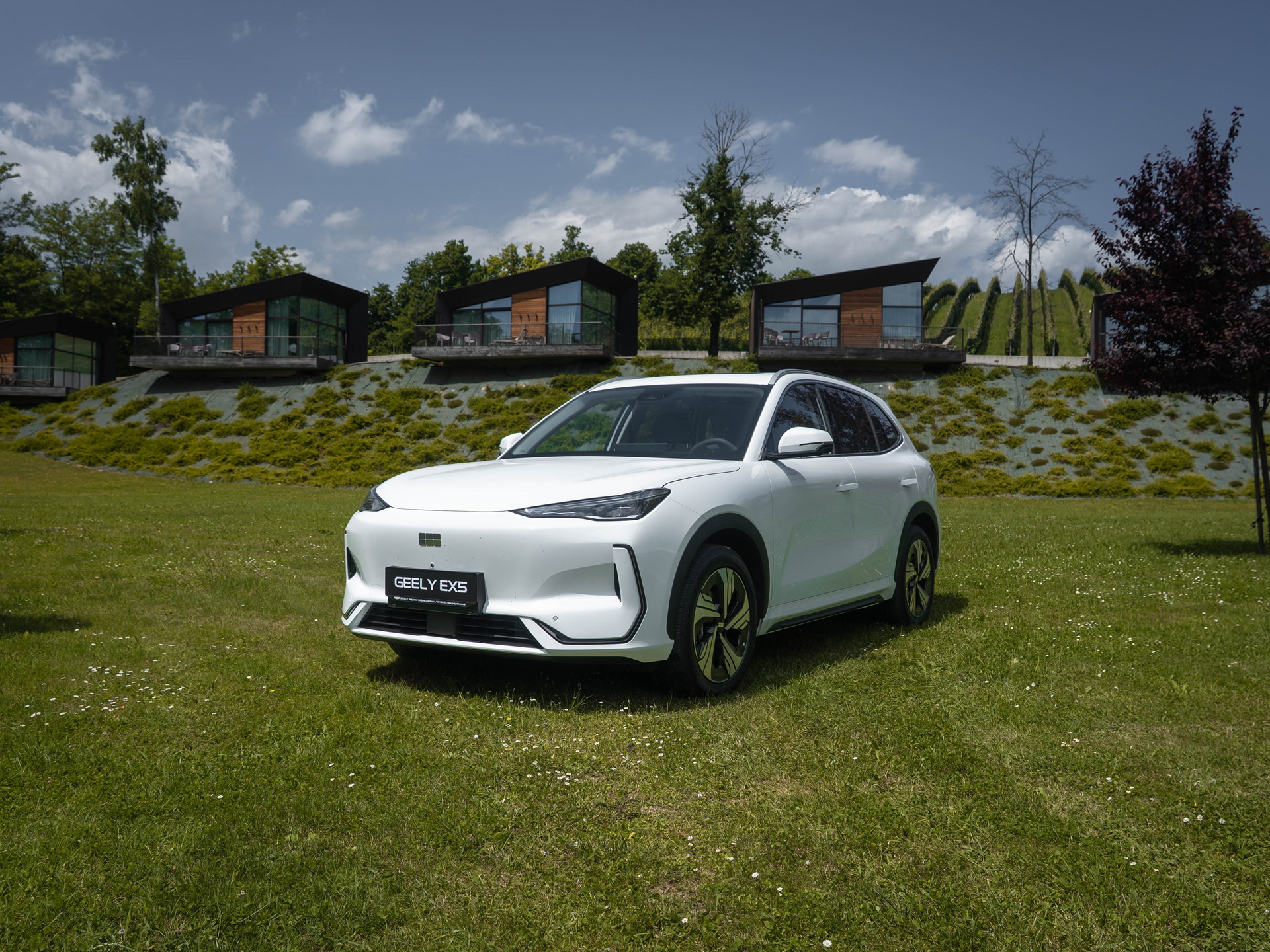 Geely EX5 grass